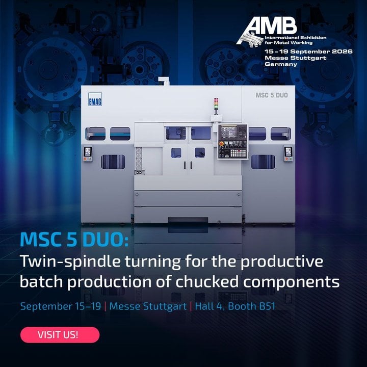 EMAG apresenta o MSC 5 DUO na AMB 2026