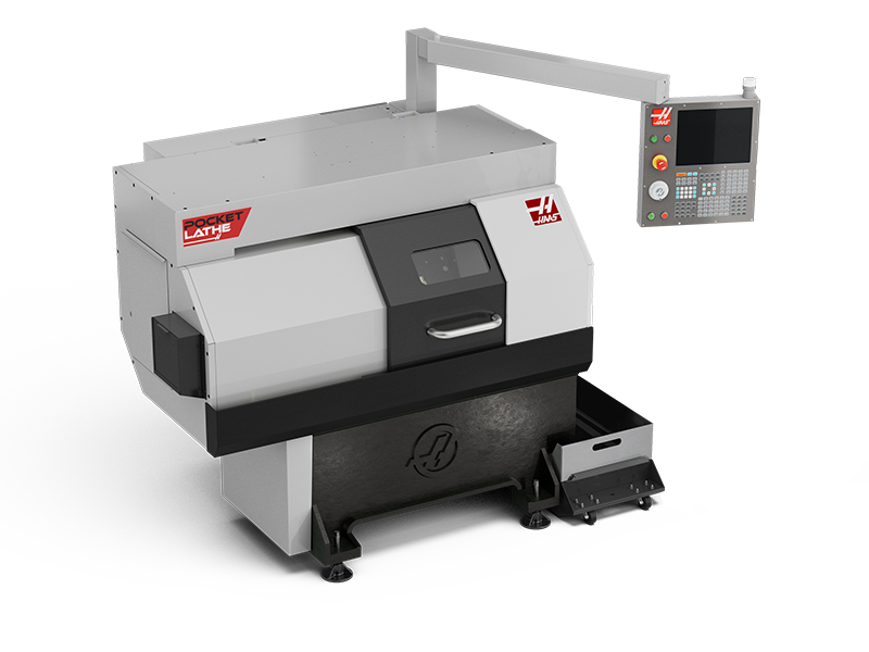 Haas apresenta torno compacto Pocket Lathe para ambientes com espaço limitado