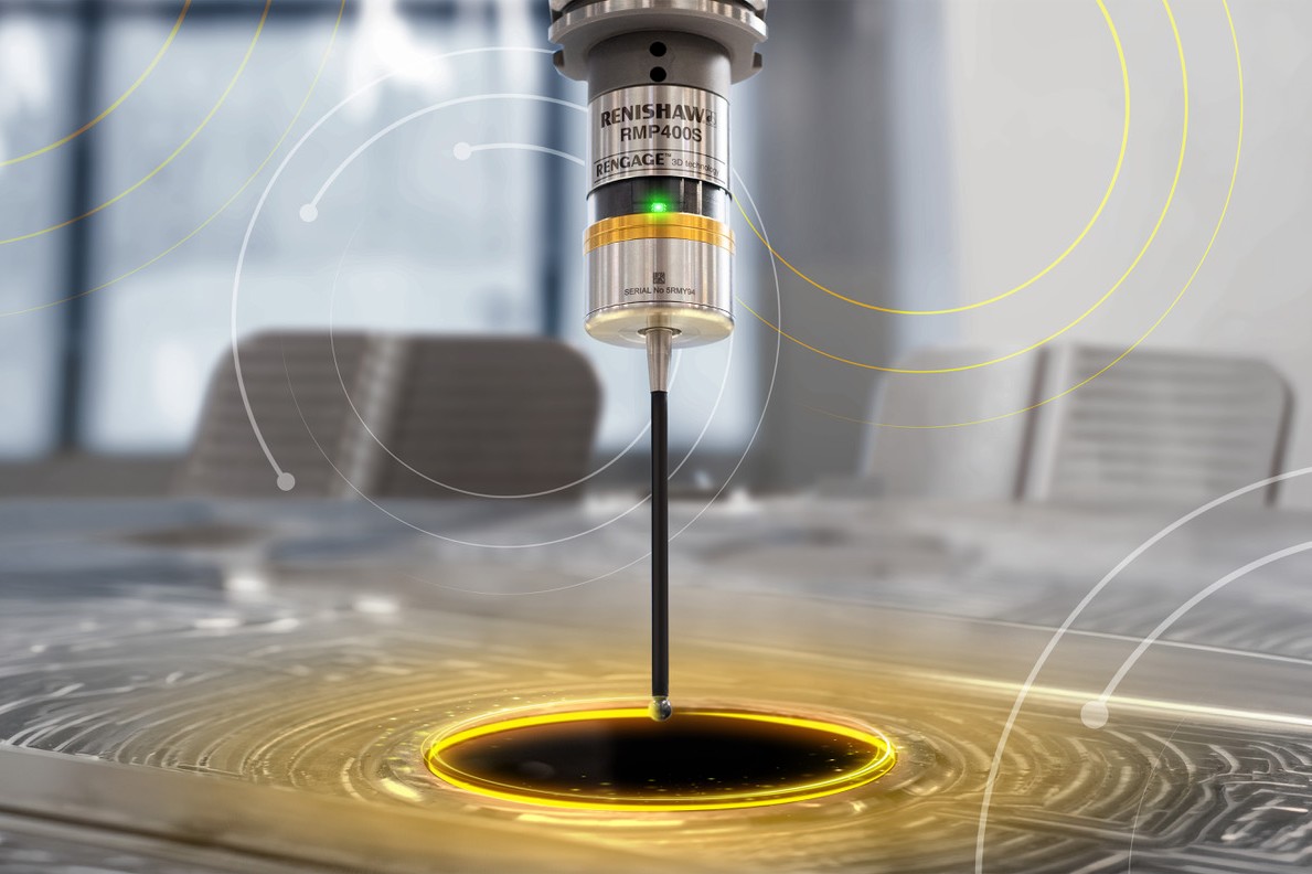 Sonda RMP400S da Renishaw combina apalpação, varredura e verificação de acabamento em uma única solução