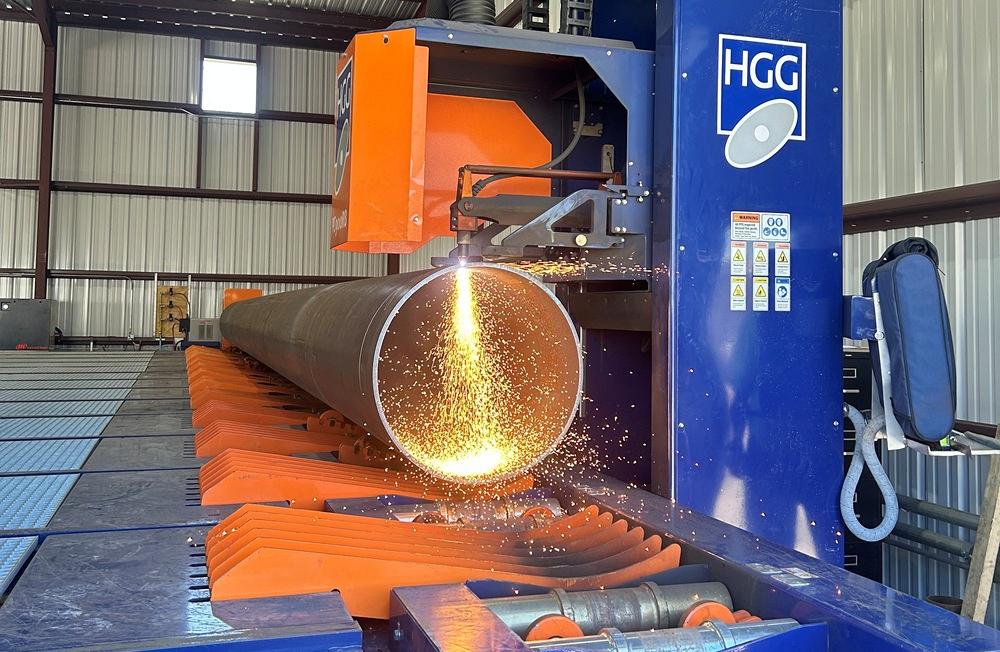 Sealevel amplia corte de tubos com plasma e alimentação automatizada