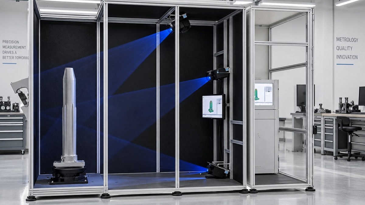 eviXscan3D combina scanners para inspecionar peças sem parar a linha