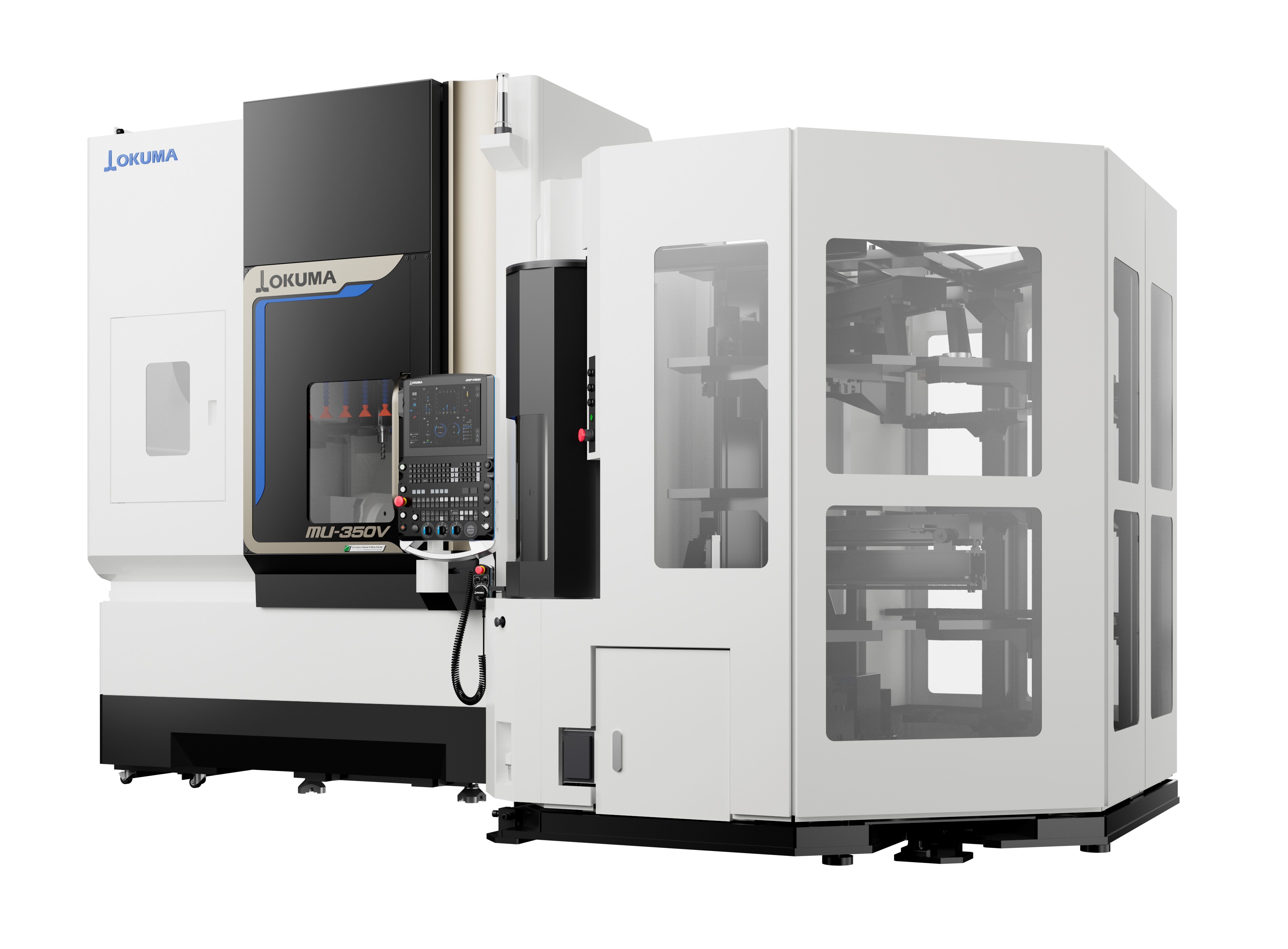 Okuma lança MU-350V com célula compacta para usinagem 24 horas